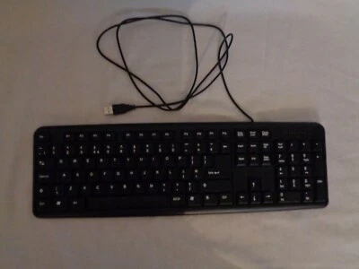USB Keyboard Model: KBMS-001, QC Pass, Black, Works Great - Image 1 of 4