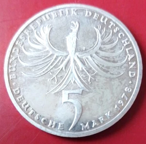 5 DM BRD 1978 - Silber - Balthasar Neumann - zum Silberpreis - Bild 1 von 2