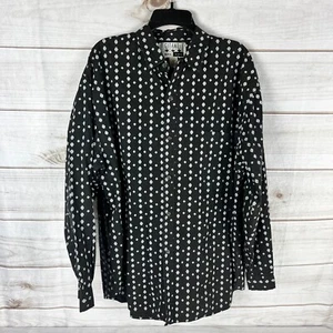 Vintage Gitano Men's Size XL Black White Southwestern Shirt Western Long Sleeve - Picture 1 of 6