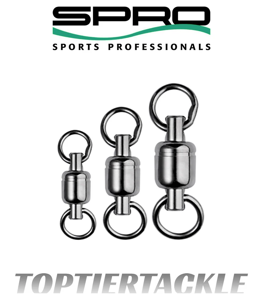 SPRO Power Ball Bearing Swivel with 2 Welded Rings - Select Size - Image 1 of 1