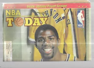 NBA TODAY MAY 28, 1984 MAGIC JOHNSON ON THE COVER - Picture 1 of 4