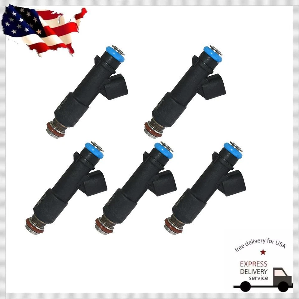 5x Fuel Injector 12599504 For Hummer H3 GMC Canyon Chevrolet Colorado 3.7L - Imagem 1 de 4