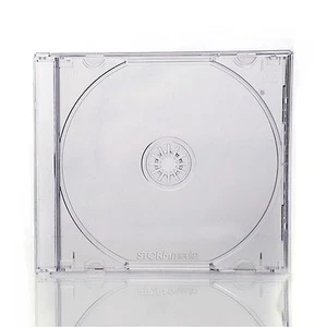 50 CD JEWEL CASES COMPLETE WITH CLEAR TRAYS - Afbeelding 1 van 2