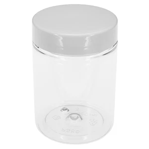 100 ml crisol PET tapa transparente blanco 10 piezas toallitas lata de plástico - Imagen 1 de 1