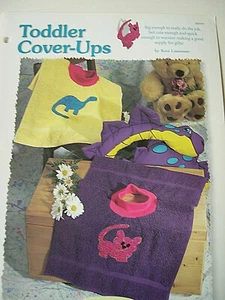 Toddler Cover-Ups Pattern Creative Scrap Quilting w/plastic templates Dinosaur - Picture 1 of 2