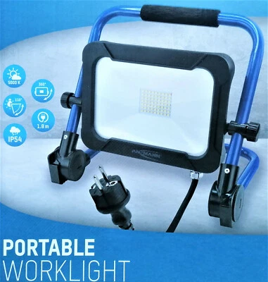 Ansmann LED - Baustrahler FL2400AC 30W 2400lm Neutralweiß LED Strahler neu ovp - Bild 1 von 3