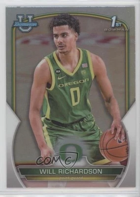 2022-23 Bowman U Chrome Refractor Will Richardson #31 - Image 1 of 2