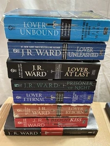 J. R. Ward BLACK DAGGER BROTHERHOOD Series 8 Book Paperback Lot - Picture 1 of 4