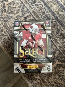 2021 Panini Select NFL Football Factory Sealed Blaster Box GREEN YELLOW - Picture 1 of 2