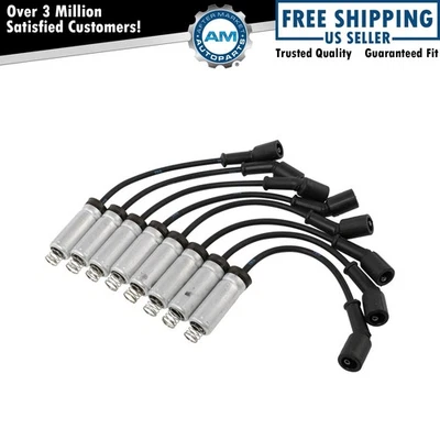 Kit de fios de vela de ignição conjunto para picape GM SUV V8 novo - Imagem 1 de 3