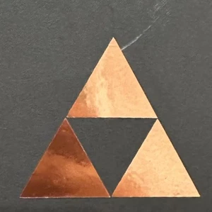 "Nuevo The Legend Of Zelda Tri Force Calcomanía Iridiscente Pegatina Vinilo Hecho a Mano 3""" - Imagen 1 de 5