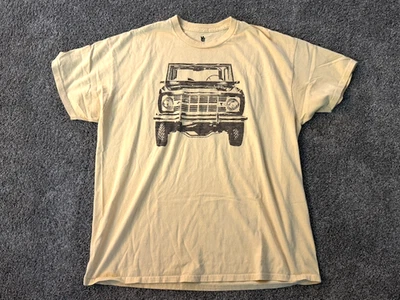 NOVA Camiseta Masculina Gráfica Ford Bronco Roupas de Junk Food Grande Nova Sem etiquetas! - Imagem 1 de 4
