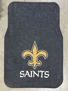 2015 Northwest NFL New Orleans Saints 25”x17” Rubber Car Floor Mat New! - Picture 1 of 5
