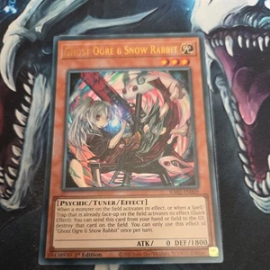 Ghost Ogre & Snow Rabbit DUDE-EN001 Yu-Gi-Oh! Card Ultra Rare 1st Edition - Picture 1 of 1