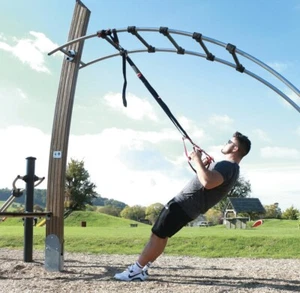 Juego de Entrenador de Suspensión Fitness y Banda de Resistencia | Calidad Gimnasio con Anclaje de Puerta - Imagen 1 de 8