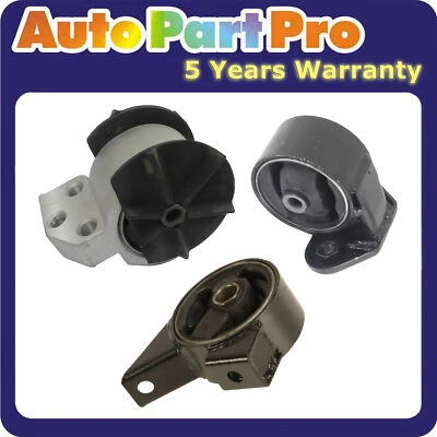 Juego de montaje de motor para Hyundai Accent 1.6L 2001-2002 3 piezas nuevo delantero y trasero Foto 1 de 4