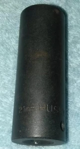 Husky 21 Mm Impact Socket Deep 6 Point 1/2 Inch Drive 27621 - Picture 1 of 3