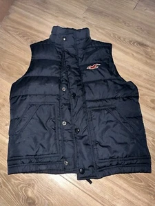 Hollister Insulated Lightweight Puffer Vest NavyBlue Sz Small, Preppy College - Picture 1 of 2