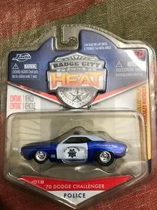 JADA BADGE CITY HEAT 1970 DODGE CHALLENGER POLICE - Picture 1 of 1