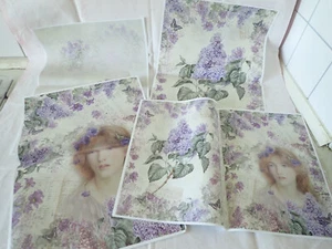 Decoupagepapier " Flieder " 10 Bogen von LaBlanche - Bild 1 von 20