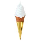 Artificial ice cream prop for window display 22cm simulated cone model