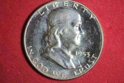 Estate Find 1953 - ¡¡Medio dólar Franklin de prueba!!  #K40305 Foto 1 de 2