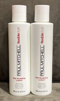 (2) ¡PACK! LOCIÓN PARA ESCULPIR CABELLO ESTILO FLEXIBLE PAUL MITCHELL -8,5 OZ EA ORIGINAL Foto 1 de 2