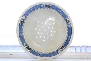 Antique 1910s Milton China Drainer Bowl Dish Strainer Home By The Sea Pattern - Picture 1 of 6