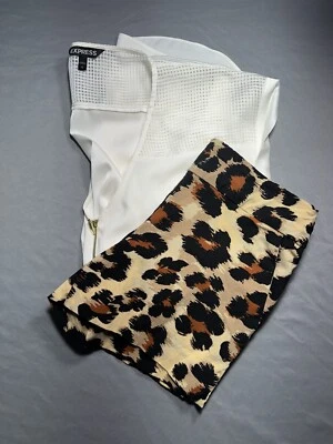 New York & Co. NYC talla pequeña.  Pantalones cortos elegantes con elástico. Ofertas ¡Bienvenidas! Foto 1 de 4