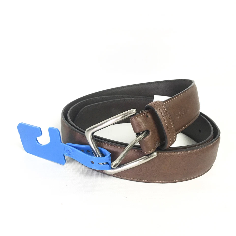 Vestido informal Columbia para hombre 44 cinturón forro de cuero marrón NUEVO Foto 1 de 4