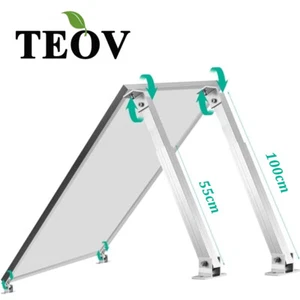 bis 100cm verstellbar Solarmodul Flachdach Aufständerung Solarpanel PV Halterung - Bild 1 von 8