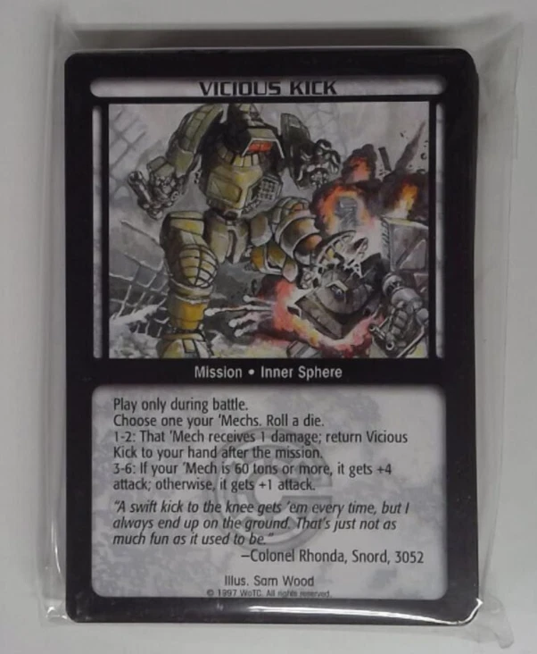 Battletech CCG/TCG Counterstrike Complete 38 Card Common Set 1997 WOTC - Image 1 of 1