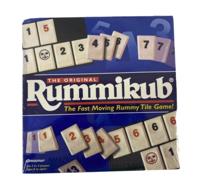 Original 1997 Rummikub The Fast Moving Rummy Tile Game Pressman BRAND NEW/SEALED - Image 1 of 3