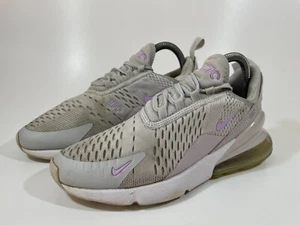 Nike Air Max 270 Damen Sneaker Sportschuh Laufschuh Gr. 38,5 Grau Rosa - Bild 1 von 5