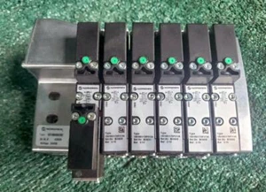 NEW Norgren VS180600292 Manifold + 6 Air Solenoid Valves VS18S517DF313A $1650+ - Picture 1 of 8