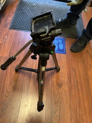 Velbon Videomate 607 Tripod With MINI-PRO FLUID PANHEAD PH-368 - Image 1 of 4