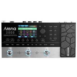 Donner Arena2000 Guitar Multi-Effects Pedal - 278 Effects, 80 Amp Models, New