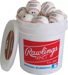 Rawlings Official League Recreational Use Practice Baseballs 24 Count - Picture 1 of 5