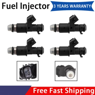 Inyector de combustible 4 piezas FJ785 para Honda 2010-2013 City 2009-2013 Fit 2006-2011 Civic Foto 1 de 4