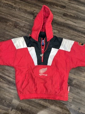 Chaqueta De Colección Detroit Red Wings Starter M HALLAZGO RARO Foto 1 de 4