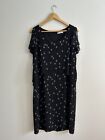 Jacques Vert Classy Flare Black Wedding Mother of the bride Chiffon Dress 14