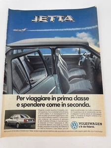Clipping Ritaglio Pubblicità Advertising 1987 Volkswagen Jetta - Picture 1 of 1