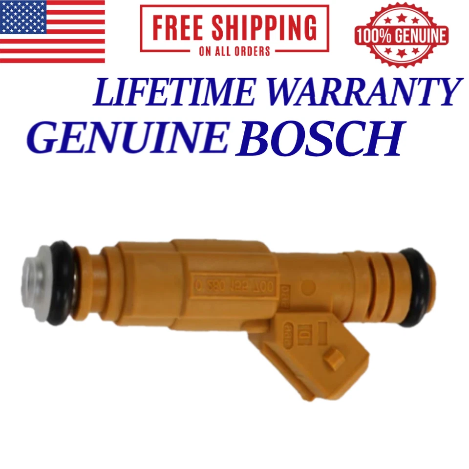 NEW Single(1) OEM BOSCH Fuel Injector For 1994-1997 Ford Thunderbird 4.6L V8 - Image 1 of 1