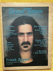 Frank Zappa Good Times Magazine issue #223 May 21 1979 - Bild 1 von 4