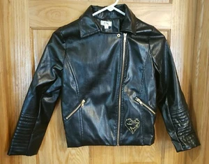 D-Signed DISNEY Descendants Faux Leather Jacket GIRLS Size MEDIUM - Picture 1 of 10
