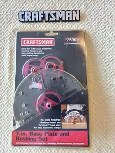 Craftsman 25969 Router Replacement 7in Base Plate and Bushing Set - Picture 1 of 2
