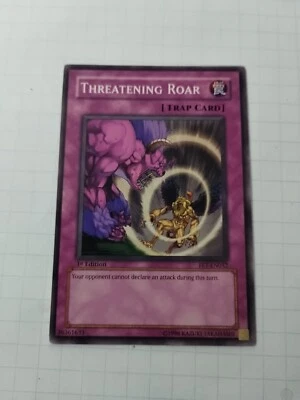 YuGiOh Threatening Roar FET-EN052 Flaming Eternity 1st Ed. Reg. Com. - Uncirc. - Image 1 of 3