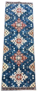 Washable Area Rugs Boho Thin Non Slip Vintage Multicolor Printed - 2' x 6' - Picture 1 of 1