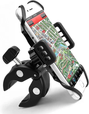 Porta Cellulare Moto Bici Scooter Ruotabile 360° Supporto Telefono Fino a 7,2" - Immagine 1 di 4