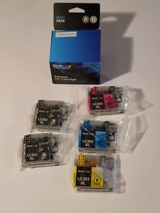 EZ Ink LC203XL LC 203 XL 5 Pack 2 Black , 1 Each of Cyan Magenta Yellow - Picture 1 of 4